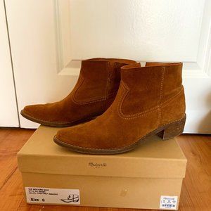 Madewell The Western Boot chestnut